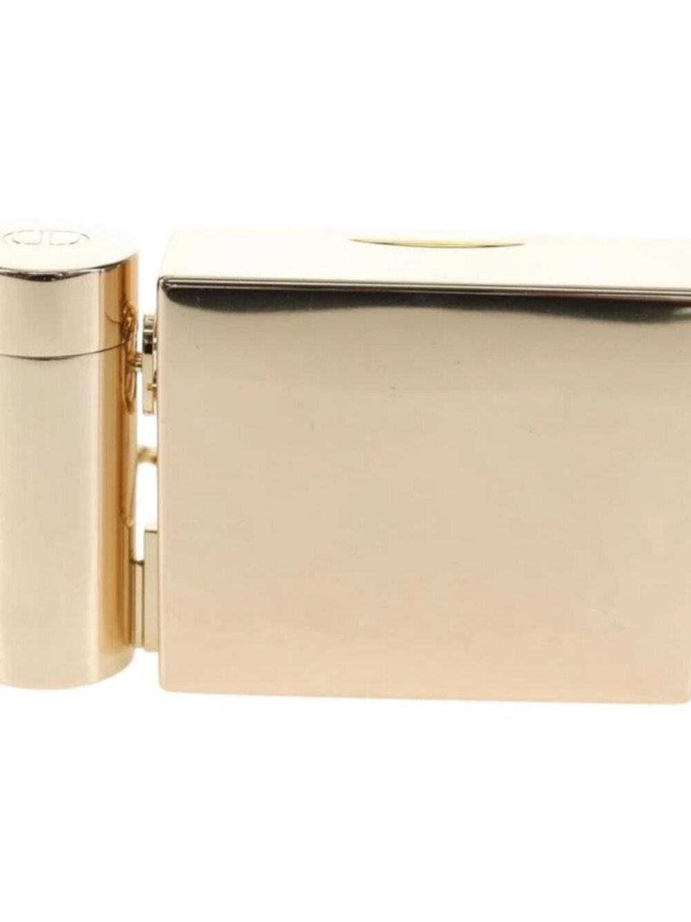 Christian Dior Chain Shoulder Bag metal Gold Tone Auth 157970M - Picture 3 of 16